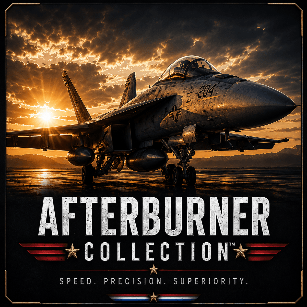 Aim High Hero Afterburner aviation illustration