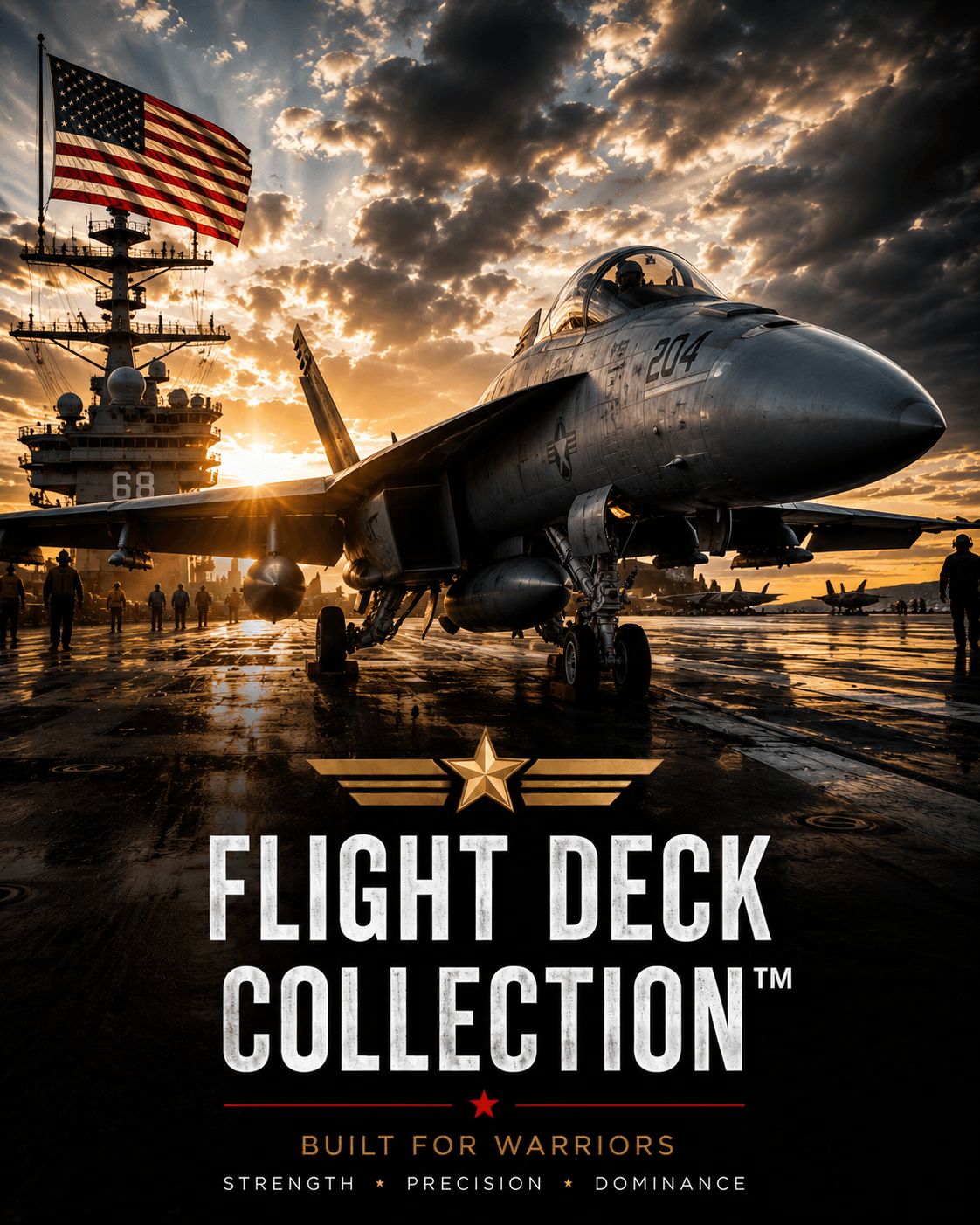 Aim High Hero Flight Deck illustration of military aviation