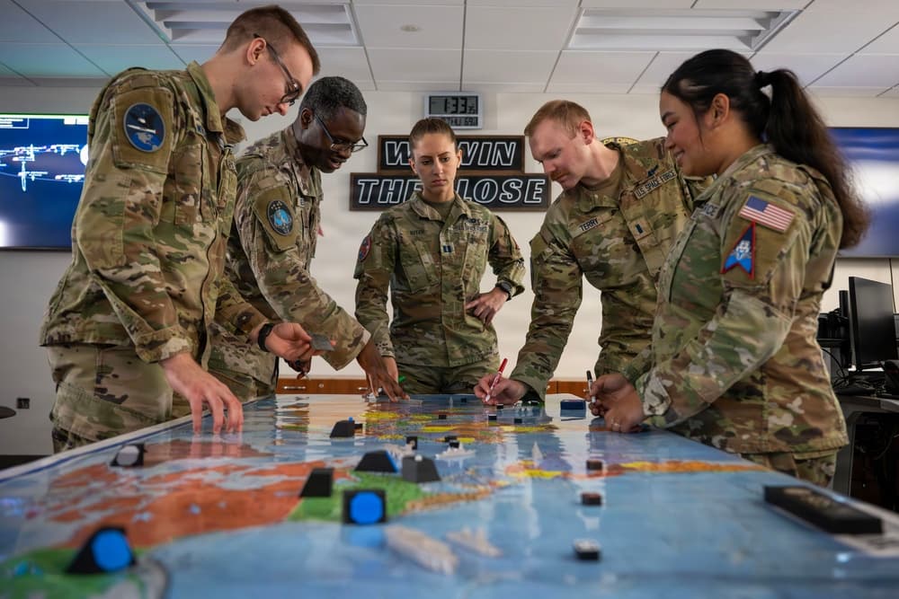 Guardians conducting military planning